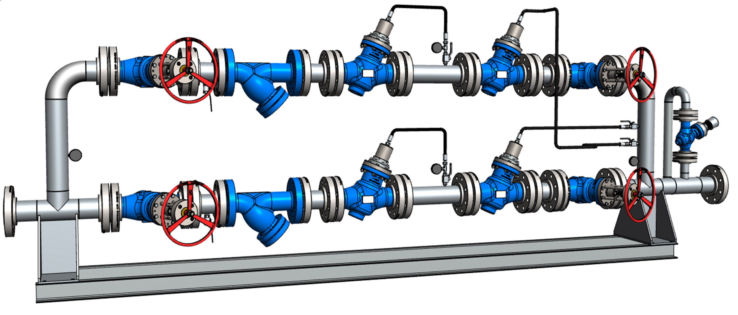 LFC 1B Dual Pressure Regulating Valve Station Dual